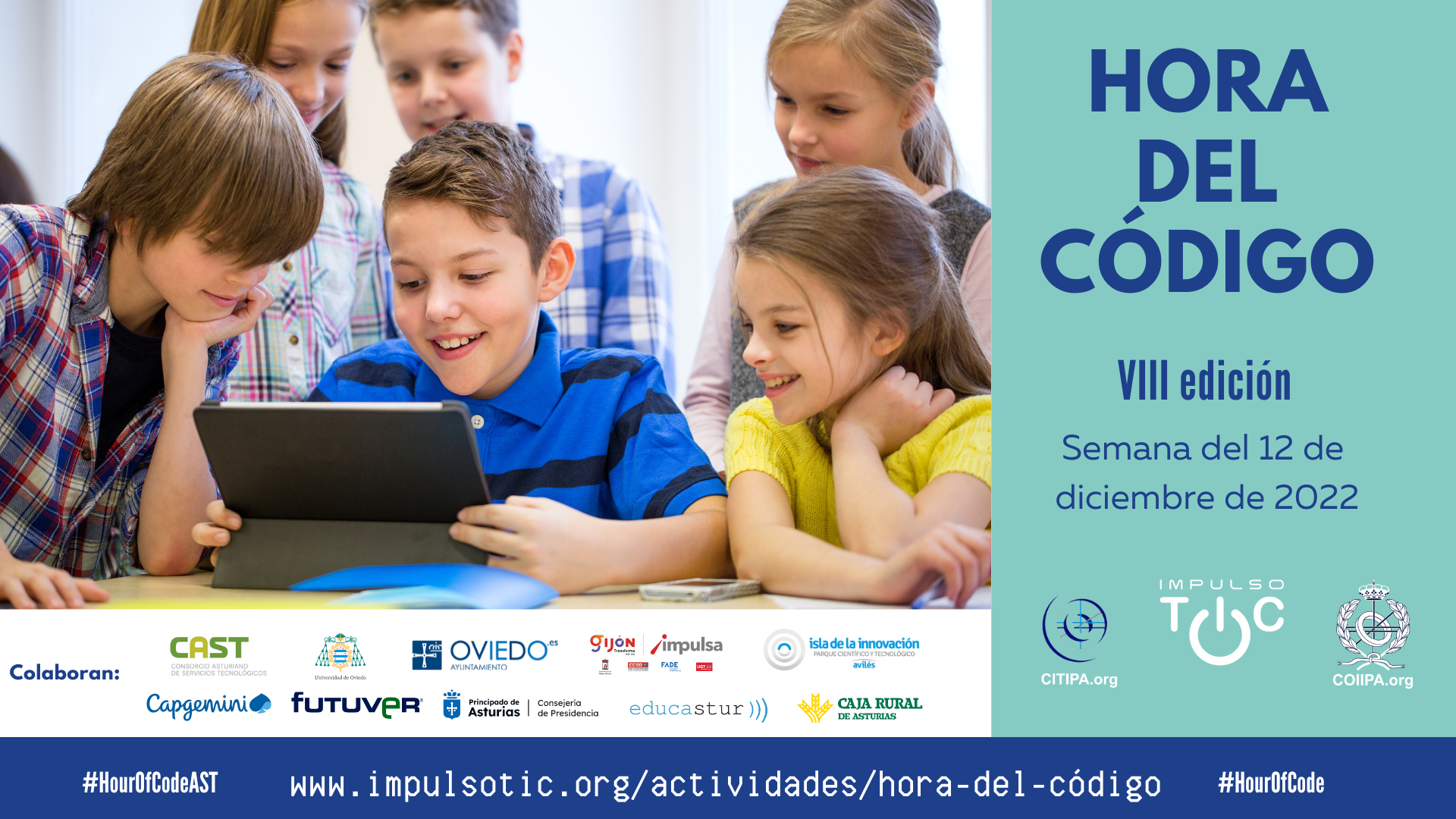 La hora del código vuelve a tener una elevada participación en los centros educativos asturianos